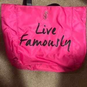 Pink juicy couture tote bag